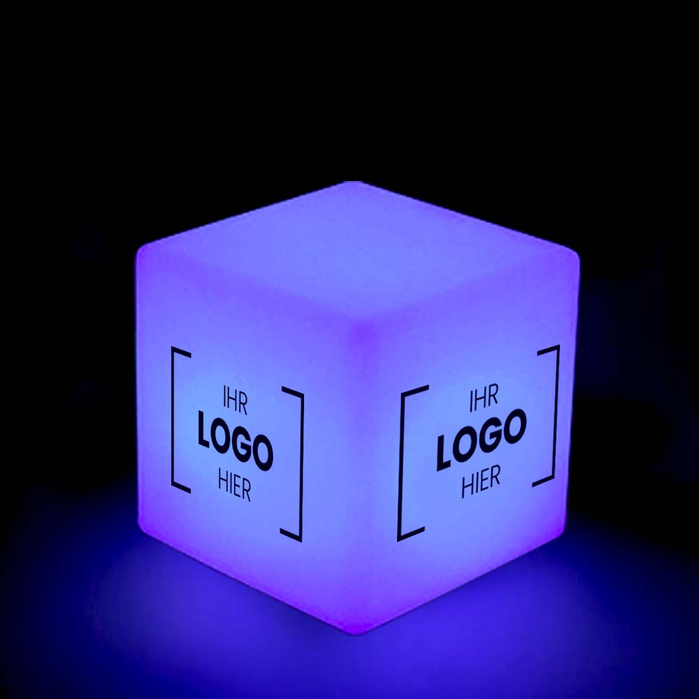 [myd23240] LED Sitzwürfel (30 cm x 30 cm LED-Sitzwürfel, Überzug aus Backlightstoff, Rolle, Zuschnitt, 1, Basis Datencheck, gratis (grundlegende Druckdatenkontrolle))