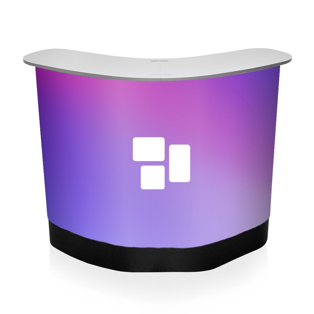 [myd16120] Mega Counter (341 cm x 224, Kostenloses UV LED Härtungsverfahren, Zuschnitt, W1 Konfektion und Verpacken, Basis Datencheck, gratis (grundlegende Druckdatenkontrolle))