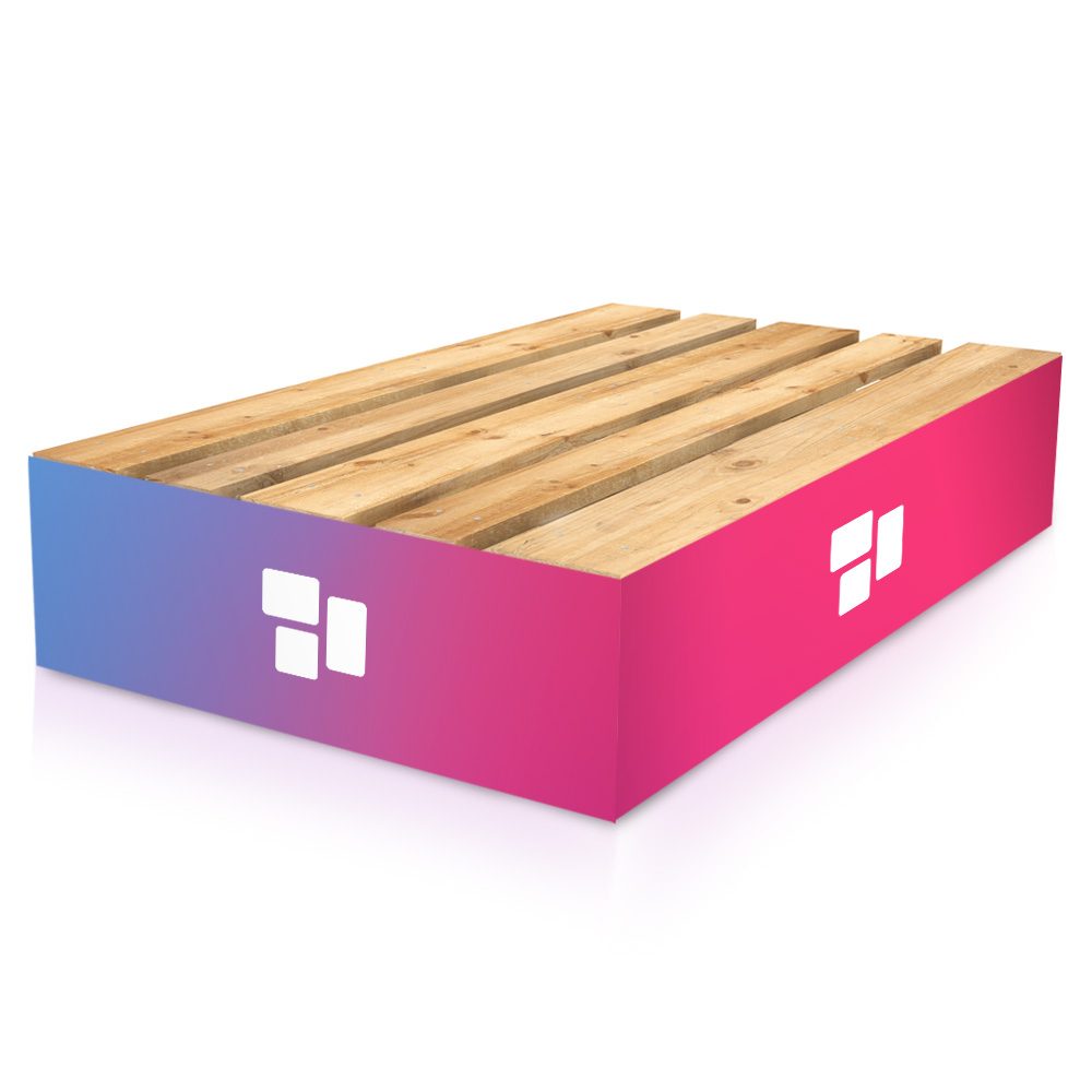 [myd51590] Palettenbanderole (Rechteckig (Rolle), Nähen, W1 Konfektion & Verpacken, Basis Datencheck, gratis (grundlegende Druckdatenkontrolle))