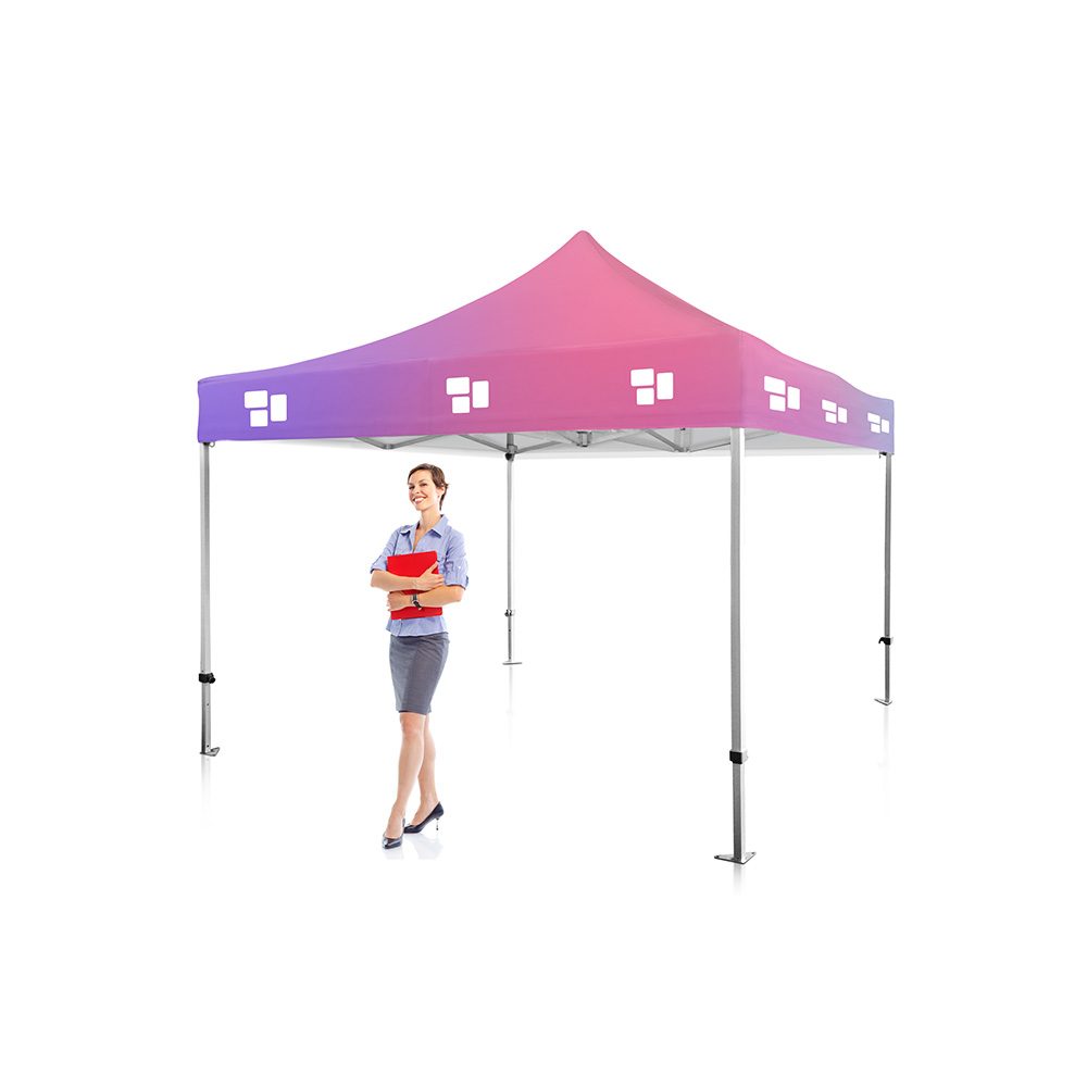 [myd25000] Faltzelt 3x3 (Zeltstoff, fungizidbeschichtetes Material, schmutz- und wasserabweisend, Zuschnitt, Nähen, W1 Konfektion & Verpacken, Basis Datencheck, gratis (grundlegende Druckdatenkontrolle))