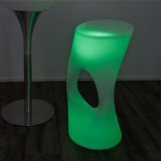 [MYD67210] LED Barhocker