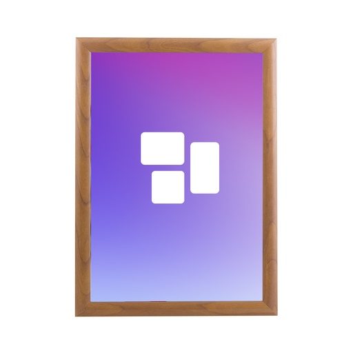 Klapprahmen Holzoptik