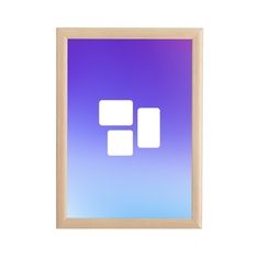 [MYD37830] Klapprahmen Holzoptik hell