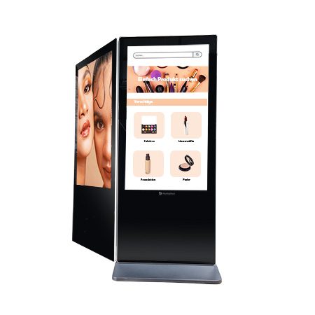 Digital Signage Stele doppelseitig