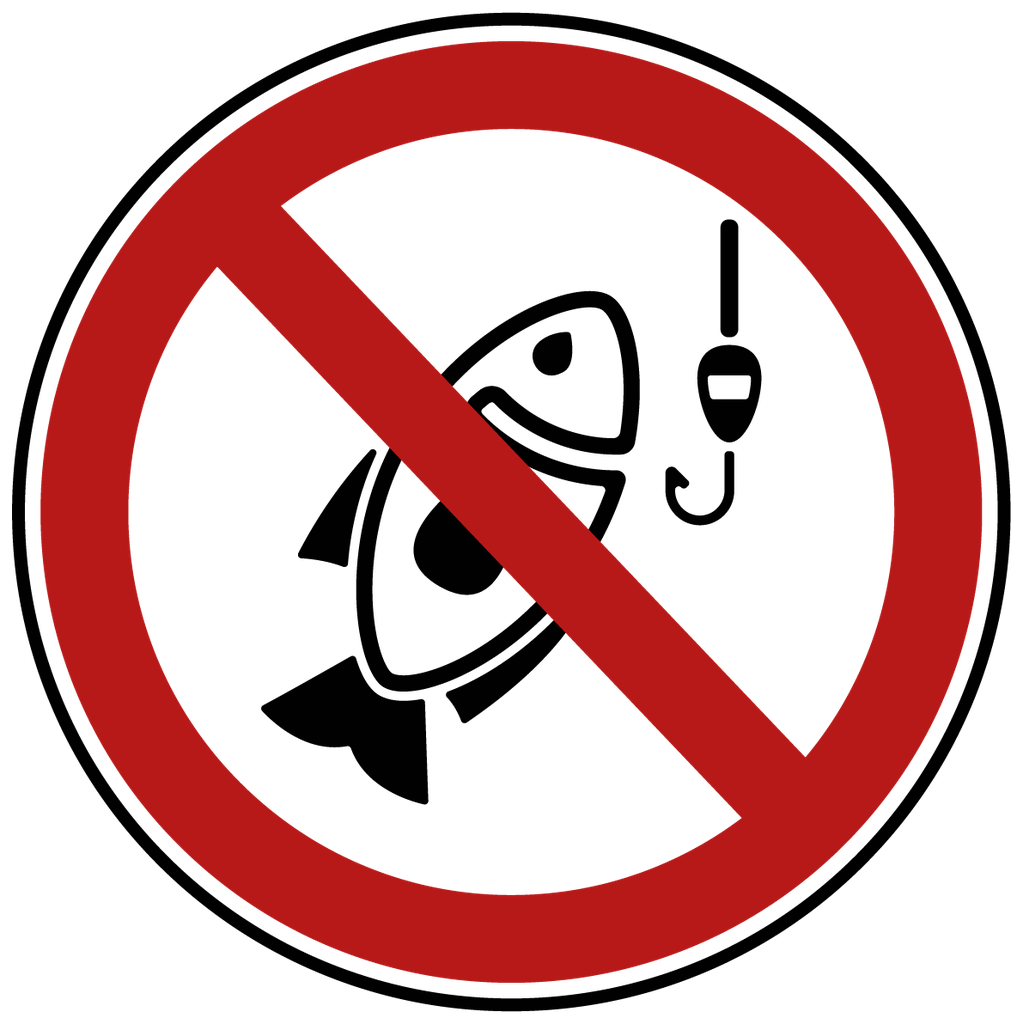 Angeln verboten Schild