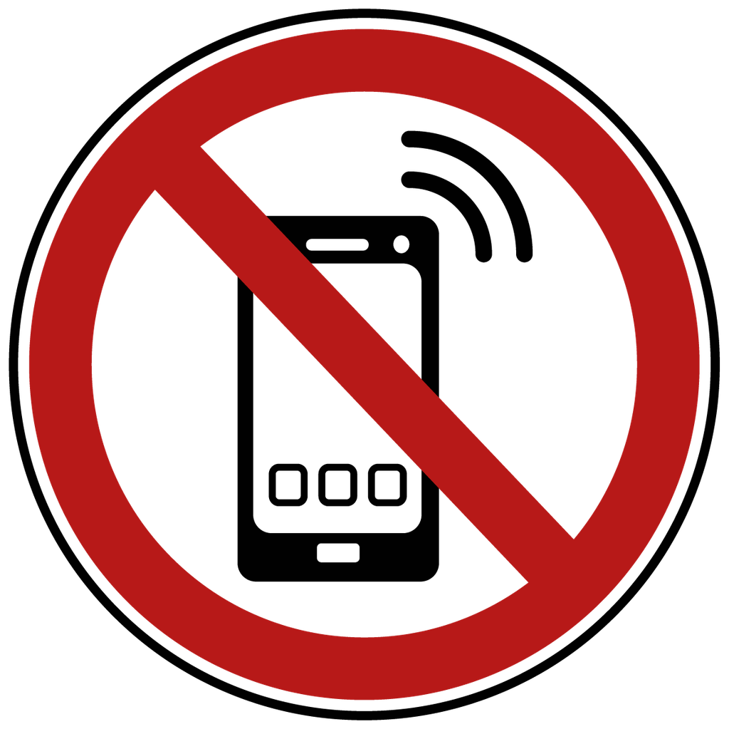 Mobilfunk verboten Schild