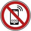 Mobilfunk verboten Schild