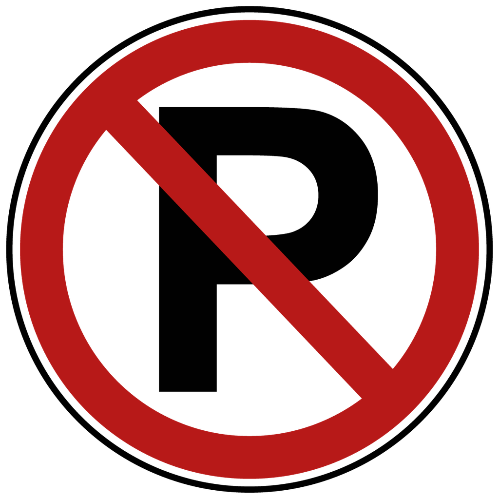 Parken verboten Schild
