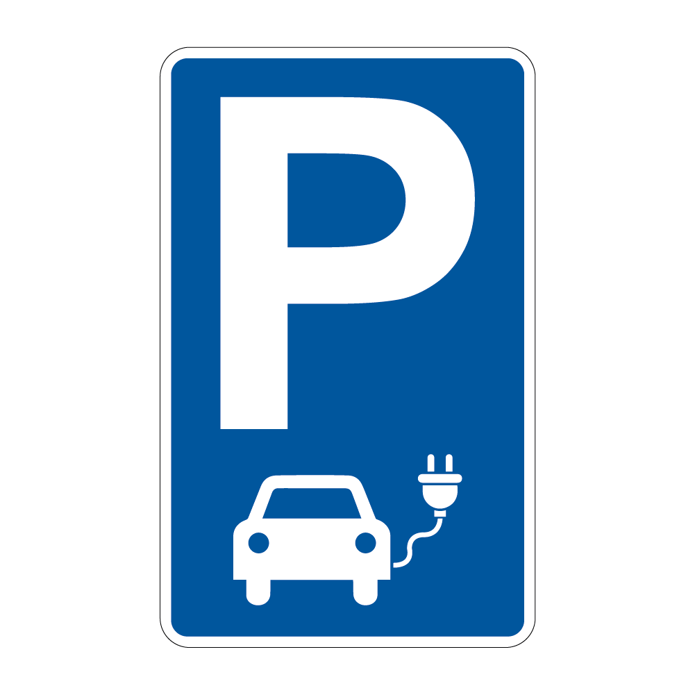 Parkplatz Schild - Ladesäule