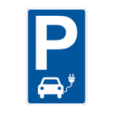Parkplatz Schild - Ladesäule
