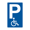 Parkplatz Schild - Behindertenparkplatz