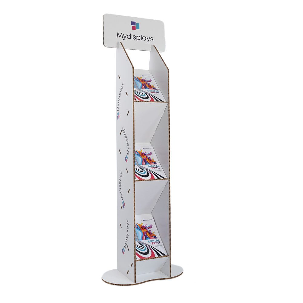 Prospektständer aus Wabenplatte