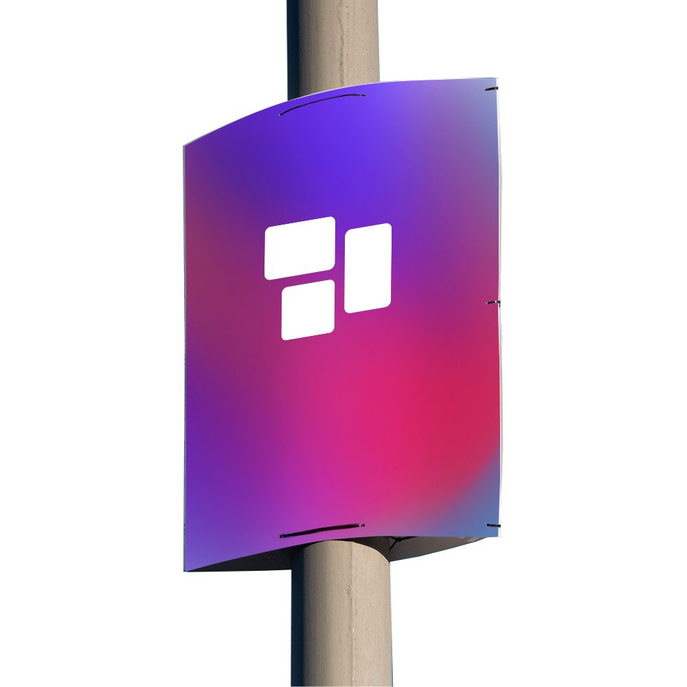 Wahlplakat Hohlkammer doppelseitig