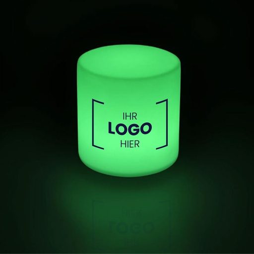 LED Sitzhocker rund
