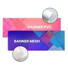[MYD50750] PVC/Mesh Banner (Standardmaße)
