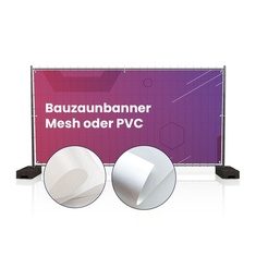 [MYD50600] Bauzaunbanner Wunschmotiv