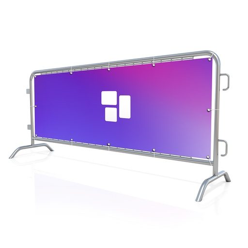 Absperrgitterbanner