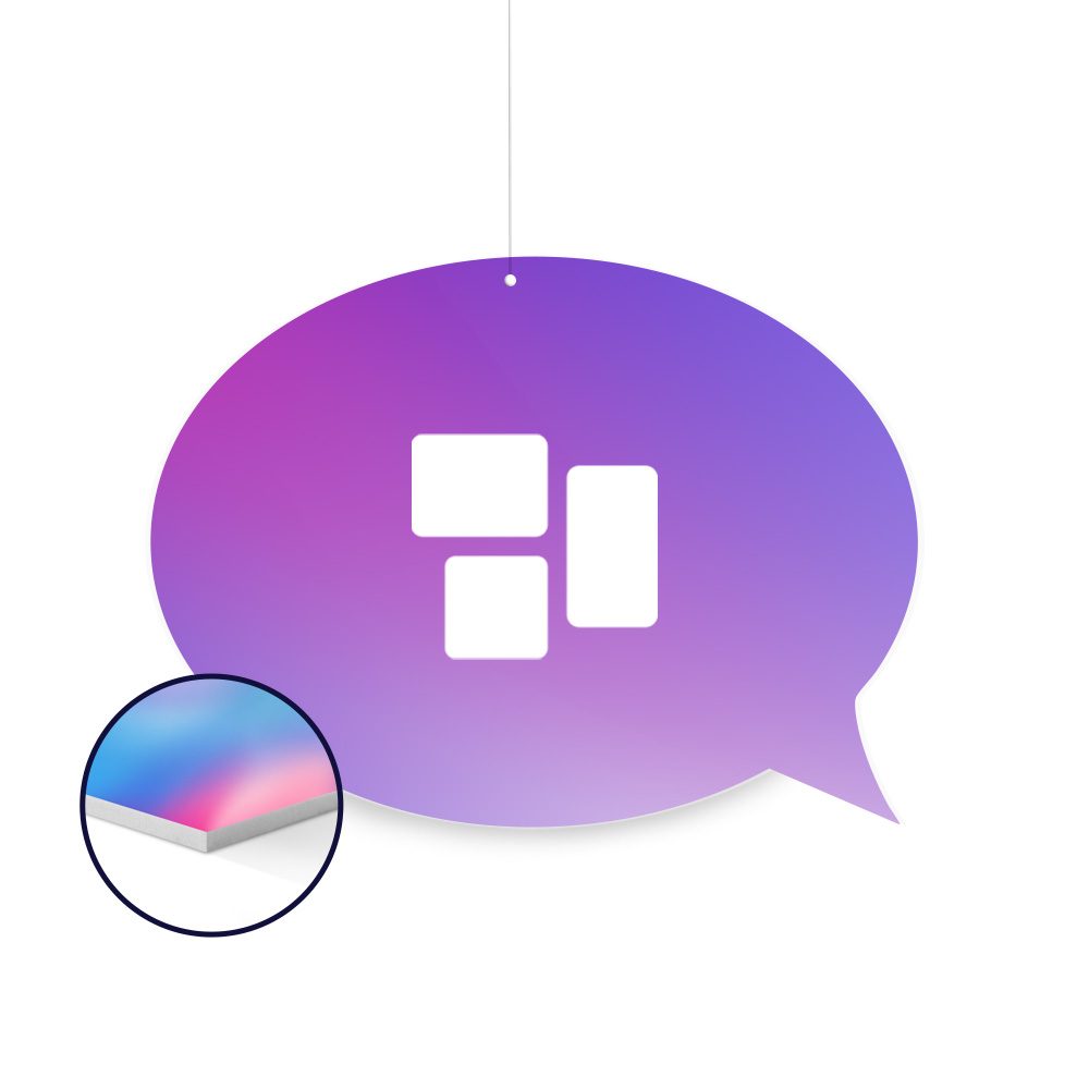 ​Deckenhänger Konturschnitt