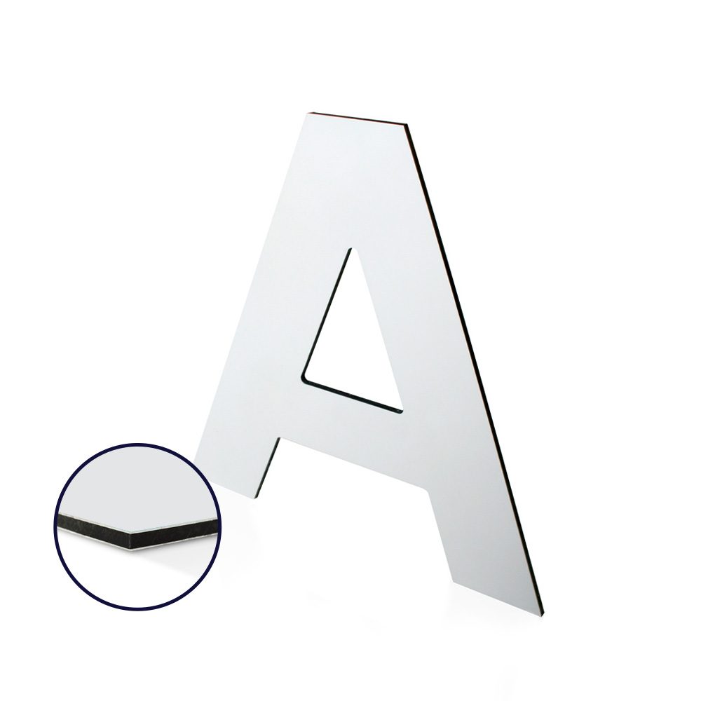 3D-Buchstaben Aluverbund