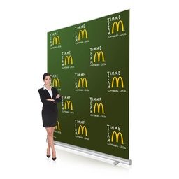 Werbebanner Halter, Clip Display, Messestand und Werbung in Kreis