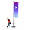 Mobiler Fahnenmast
